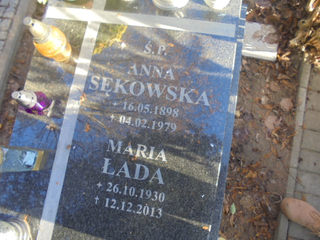 Anna Sękowska 1898 Elbląg - Grobonet - Wyszukiwarka osób pochowanych