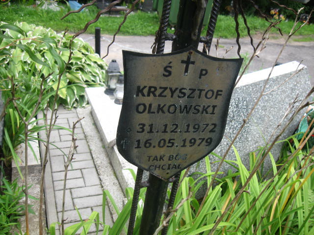 Krzysztof Olkowski 1972 Elbląg - Grobonet - Wyszukiwarka osób pochowanych