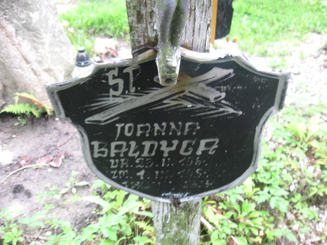 Joanna Bałdyga 1981 Elbląg - Grobonet - Wyszukiwarka osób pochowanych