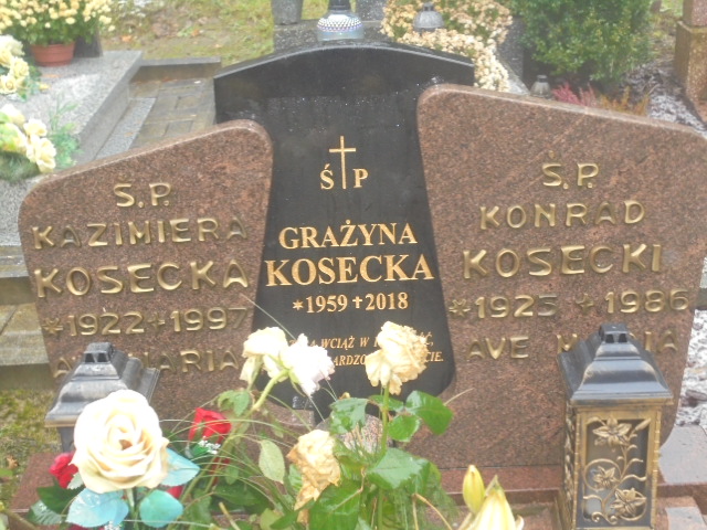 Kazimiera Kosecka 1922 Elbląg - Grobonet - Wyszukiwarka osób pochowanych