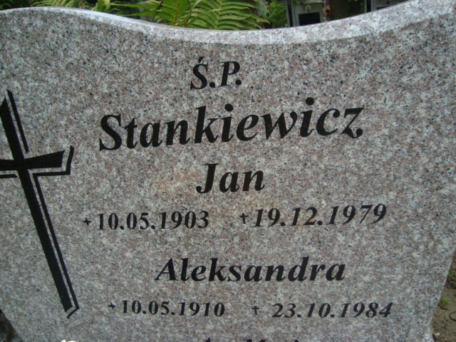 Jan Stankiewicz 1903 Elbląg - Grobonet - Wyszukiwarka osób pochowanych