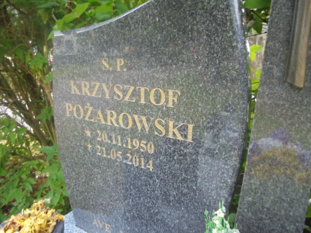 Krzysztof Pożarowski 1950 Elbląg - Grobonet - Wyszukiwarka osób pochowanych