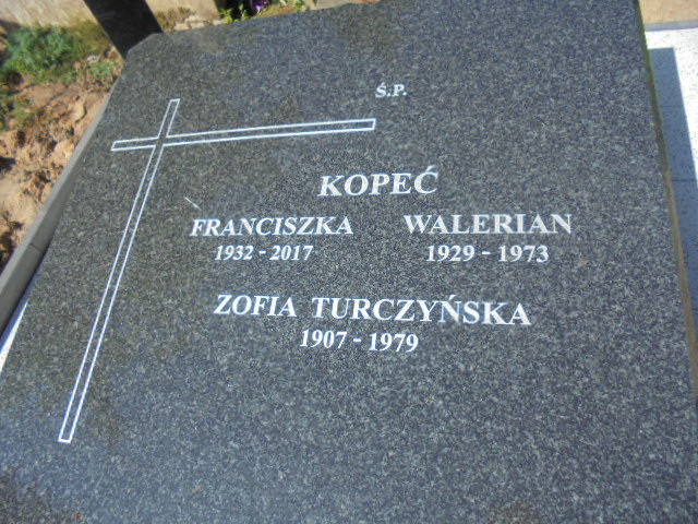 Zofia Turczyńska 1907 Elbląg - Grobonet - Wyszukiwarka osób pochowanych