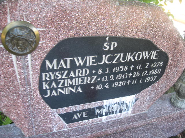 Kazimierz Matwiejczuk 1913 Elbląg - Grobonet - Wyszukiwarka osób pochowanych