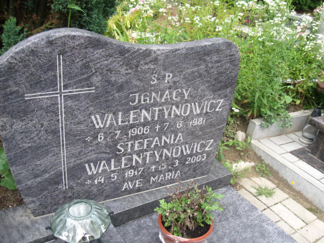 Ignacy Walentynowicz 1906 Elbląg - Grobonet - Wyszukiwarka osób pochowanych