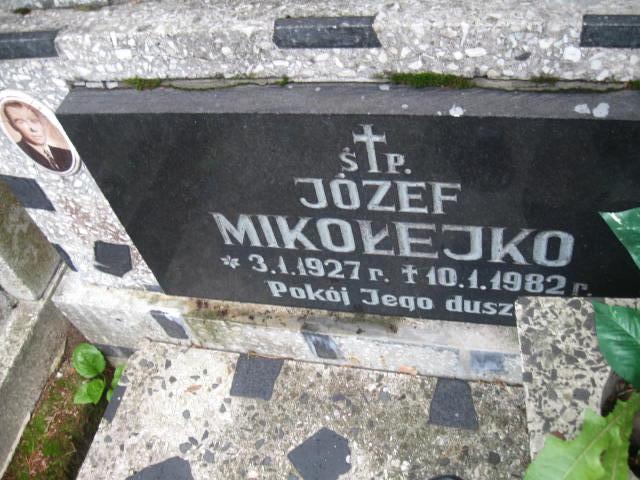 Józef Mikołejko 1927 Elbląg - Grobonet - Wyszukiwarka osób pochowanych