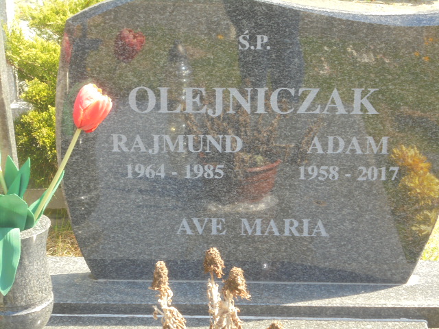 Adam Olejniczak  1958 Elbląg - Grobonet - Wyszukiwarka osób pochowanych