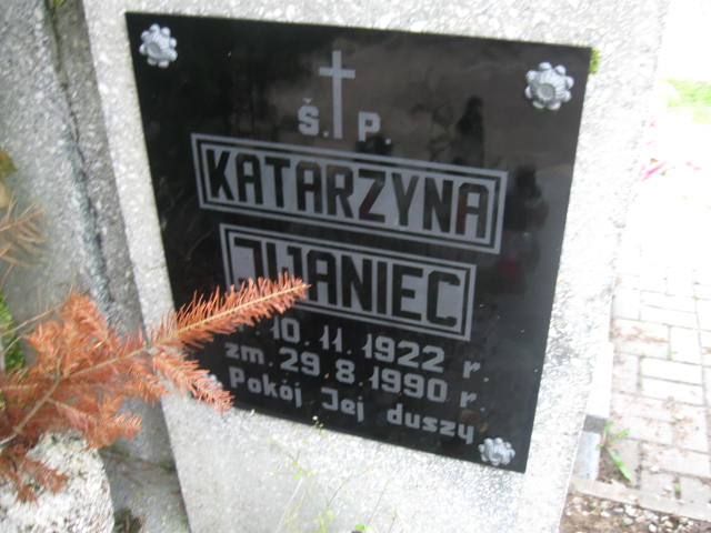 Katarzyna Iwaniec 1922 Elbląg - Grobonet - Wyszukiwarka osób pochowanych