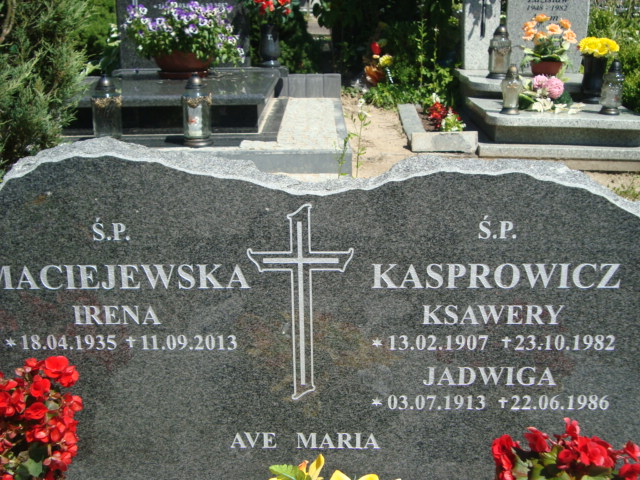 Jadwiga Kasprowicz 1913 Elbląg - Grobonet - Wyszukiwarka osób pochowanych