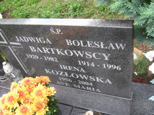 Bolesław Bartkowski 1914 Elbląg - Grobonet - Wyszukiwarka osób pochowanych