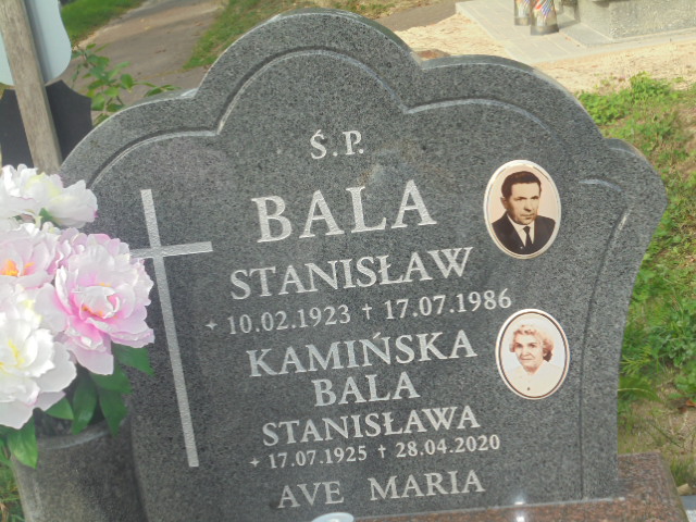 Stanisław Bala 1923 Elbląg - Grobonet - Wyszukiwarka osób pochowanych