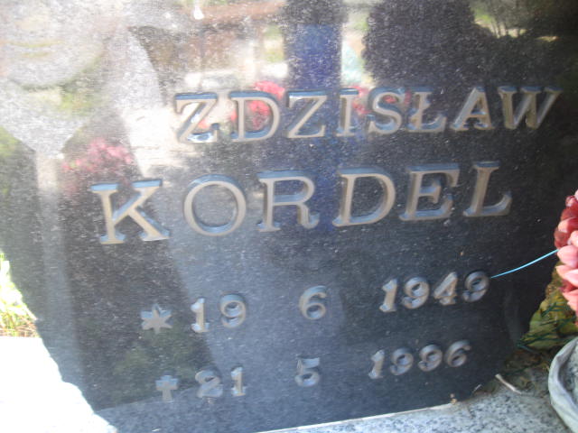 Zdzisław Kordel 1949 Elbląg - Grobonet - Wyszukiwarka osób pochowanych