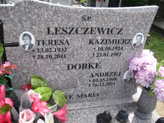 Andrzej Dobke  1948 Elbląg - Grobonet - Wyszukiwarka osób pochowanych