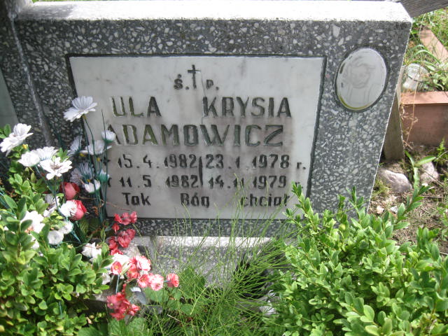 Urszula Adamowicz 1982 Elbląg - Grobonet - Wyszukiwarka osób pochowanych