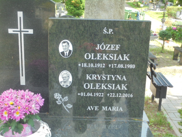 Krystyna   Barbara Oleksiak 1922 Elbląg - Grobonet - Wyszukiwarka osób pochowanych