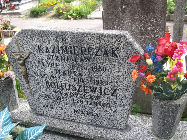 Władysław Bohuszewicz 1952 Elbląg - Grobonet - Wyszukiwarka osób pochowanych