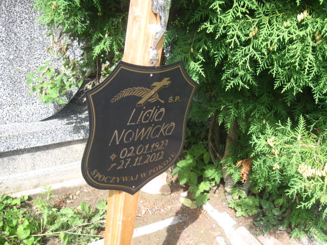 Lidia Nowicka 1923 Elbląg - Grobonet - Wyszukiwarka osób pochowanych