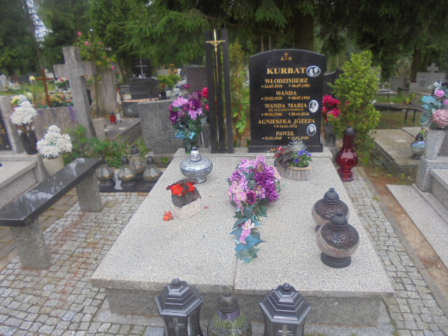 Grób Agnieszka  Józefa Kurbat   