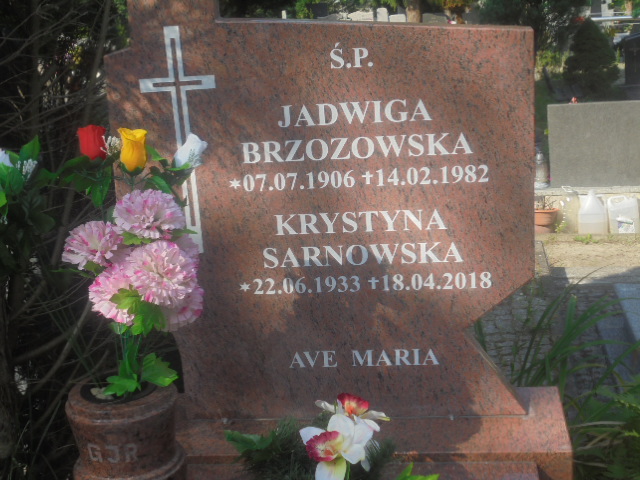 Grób Krystyna Sarnowska 