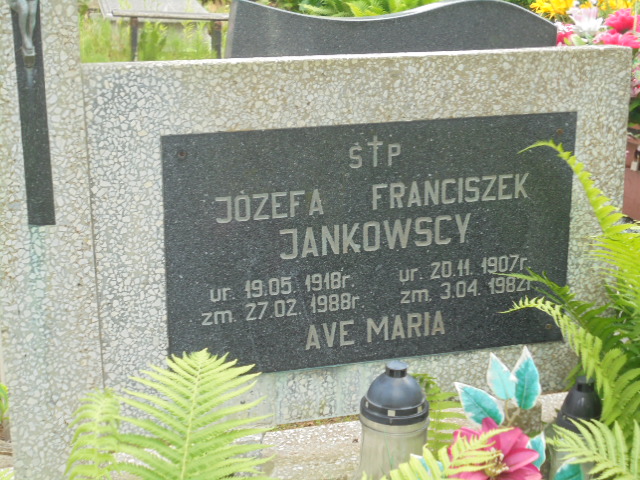 Franciszek Jankowski 1907 Elbląg - Grobonet - Wyszukiwarka osób pochowanych