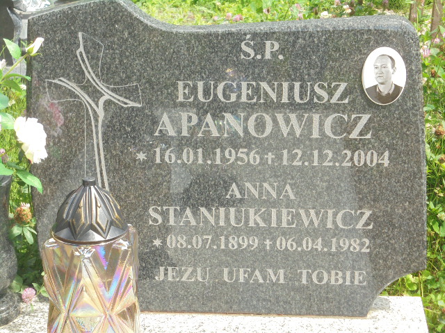 Eugeniusz Apanowicz 1956 Elbląg - Grobonet - Wyszukiwarka osób pochowanych