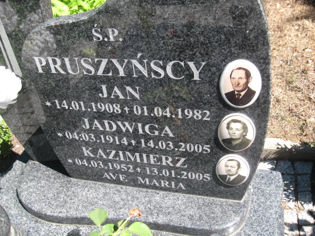 Jan Pruszyński 1908 Elbląg - Grobonet - Wyszukiwarka osób pochowanych