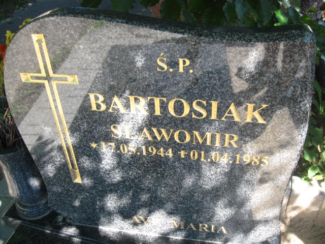 Sławomir Bartosiak 1944 Elbląg - Grobonet - Wyszukiwarka osób pochowanych