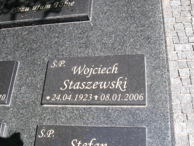 Wojciech Staszewski 1923 Elbląg - Grobonet - Wyszukiwarka osób pochowanych