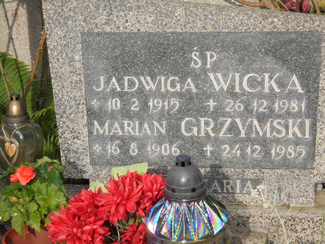 Jadwiga Wicka 1915 Elbląg - Grobonet - Wyszukiwarka osób pochowanych