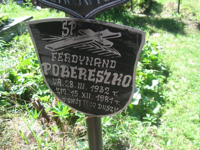 Ferdynand Pobereszko 1932 Elbląg - Grobonet - Wyszukiwarka osób pochowanych