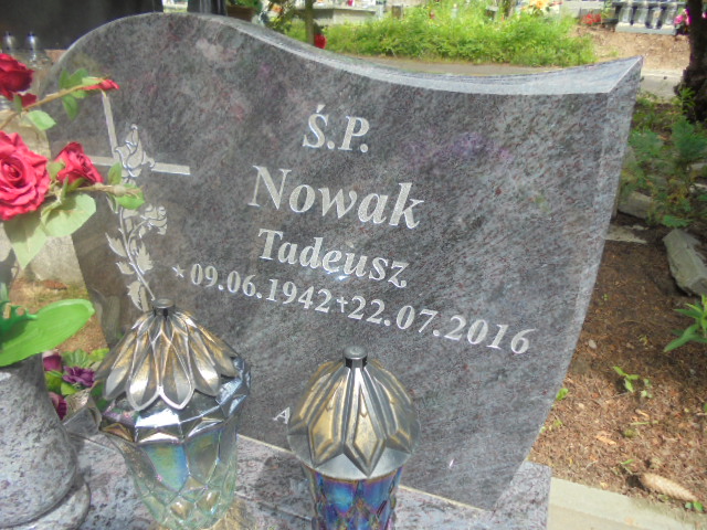 Grób Tadeusz  Claude   Roger   Nowak