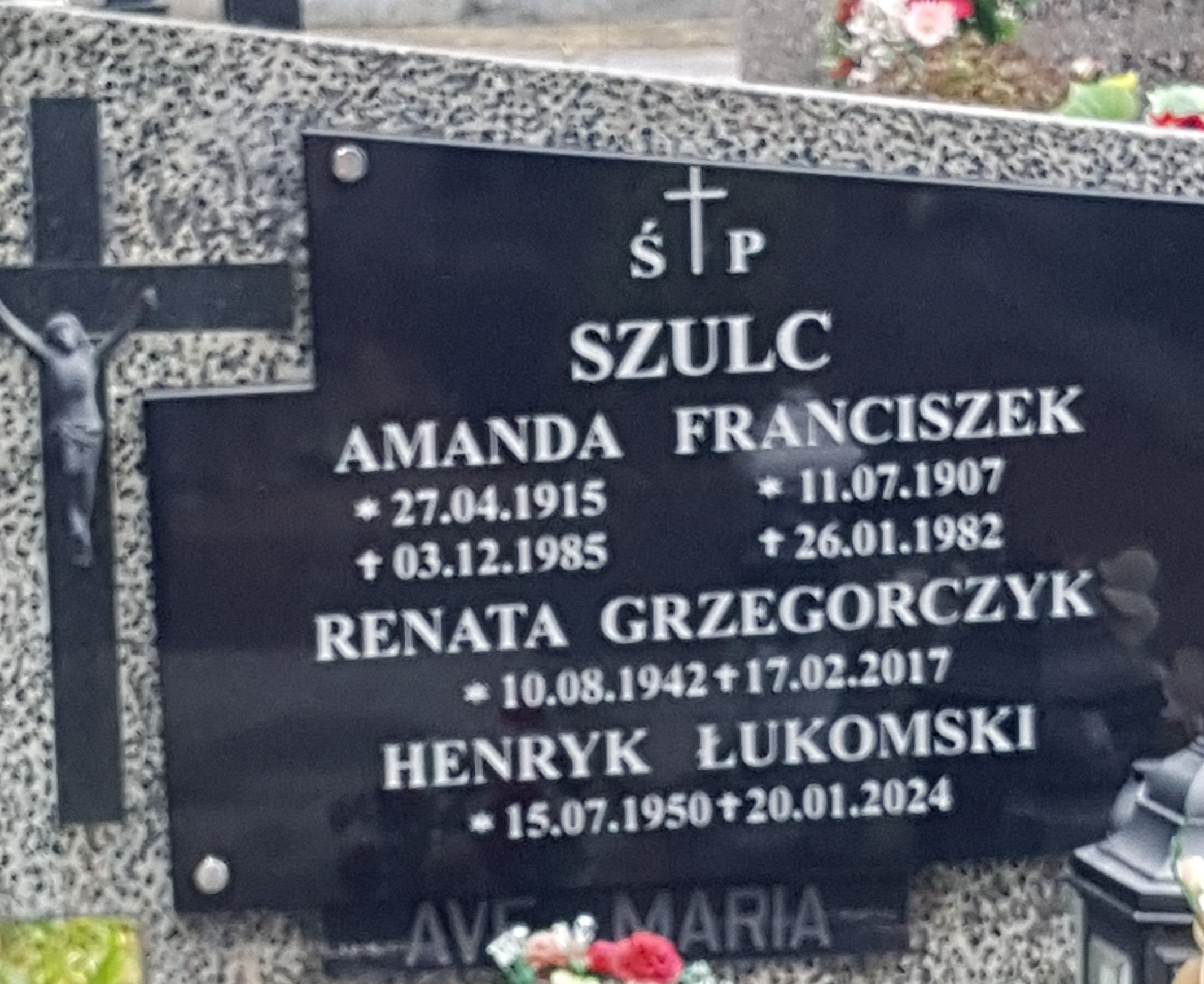 Amanda Szulc 1915 Elbląg - Grobonet - Wyszukiwarka osób pochowanych