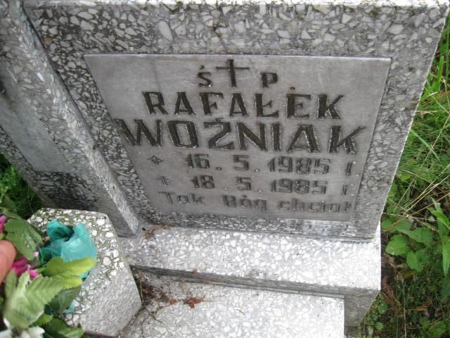 Rafał Woźniak 1985 Elbląg - Grobonet - Wyszukiwarka osób pochowanych