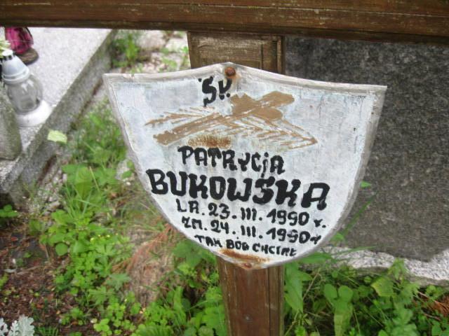 Patrycja Bukowska 1990 Elbląg - Grobonet - Wyszukiwarka osób pochowanych