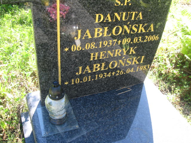 Henryk Jabłoński 1934 Elbląg - Grobonet - Wyszukiwarka osób pochowanych