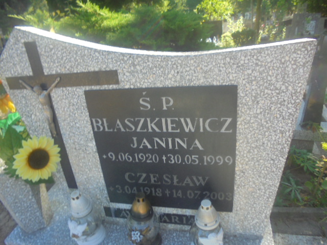 Czesław Błaszkiewicz 1918 Elbląg - Grobonet - Wyszukiwarka osób pochowanych