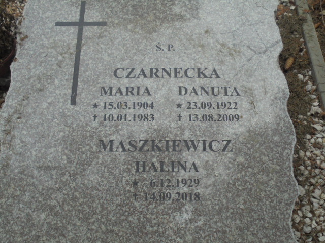 Maria Czarnecka 1904 Elbląg - Grobonet - Wyszukiwarka osób pochowanych