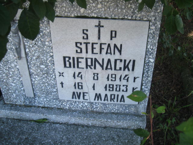Stefan Biernacki 1914 Elbląg - Grobonet - Wyszukiwarka osób pochowanych