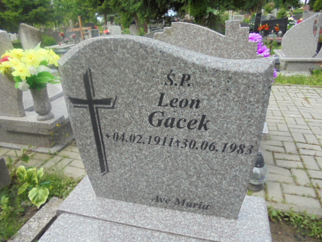 Leon Gacek 1911 Elbląg - Grobonet - Wyszukiwarka osób pochowanych