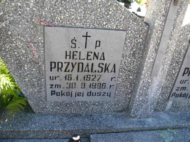 Helena Przydalska 1927 Elbląg - Grobonet - Wyszukiwarka osób pochowanych