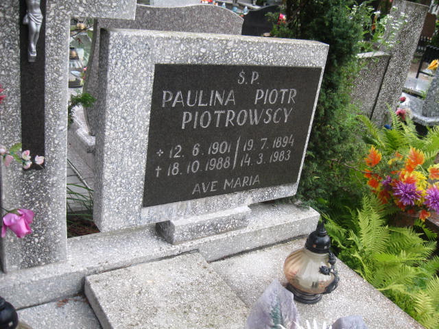 Piotr Piotrowski 1894 Elbląg - Grobonet - Wyszukiwarka osób pochowanych