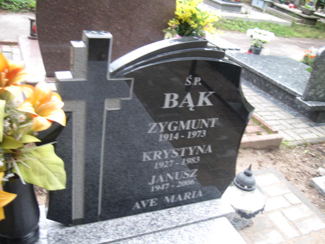 Krystyna Bąk 1927 Elbląg - Grobonet - Wyszukiwarka osób pochowanych