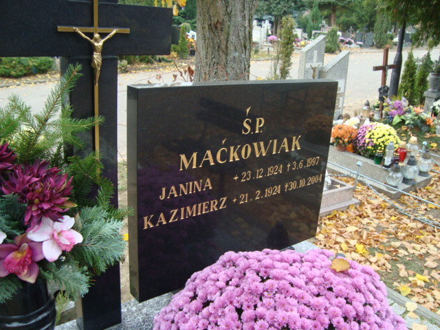 Grób Janina Maćkowiak