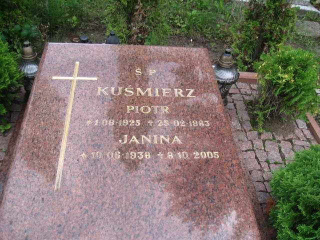 Piotr Janusz Kuśmierz 1925 Elbląg - Grobonet - Wyszukiwarka osób pochowanych