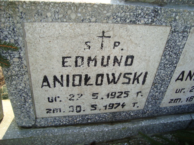 Grób Stefania Aniołowska