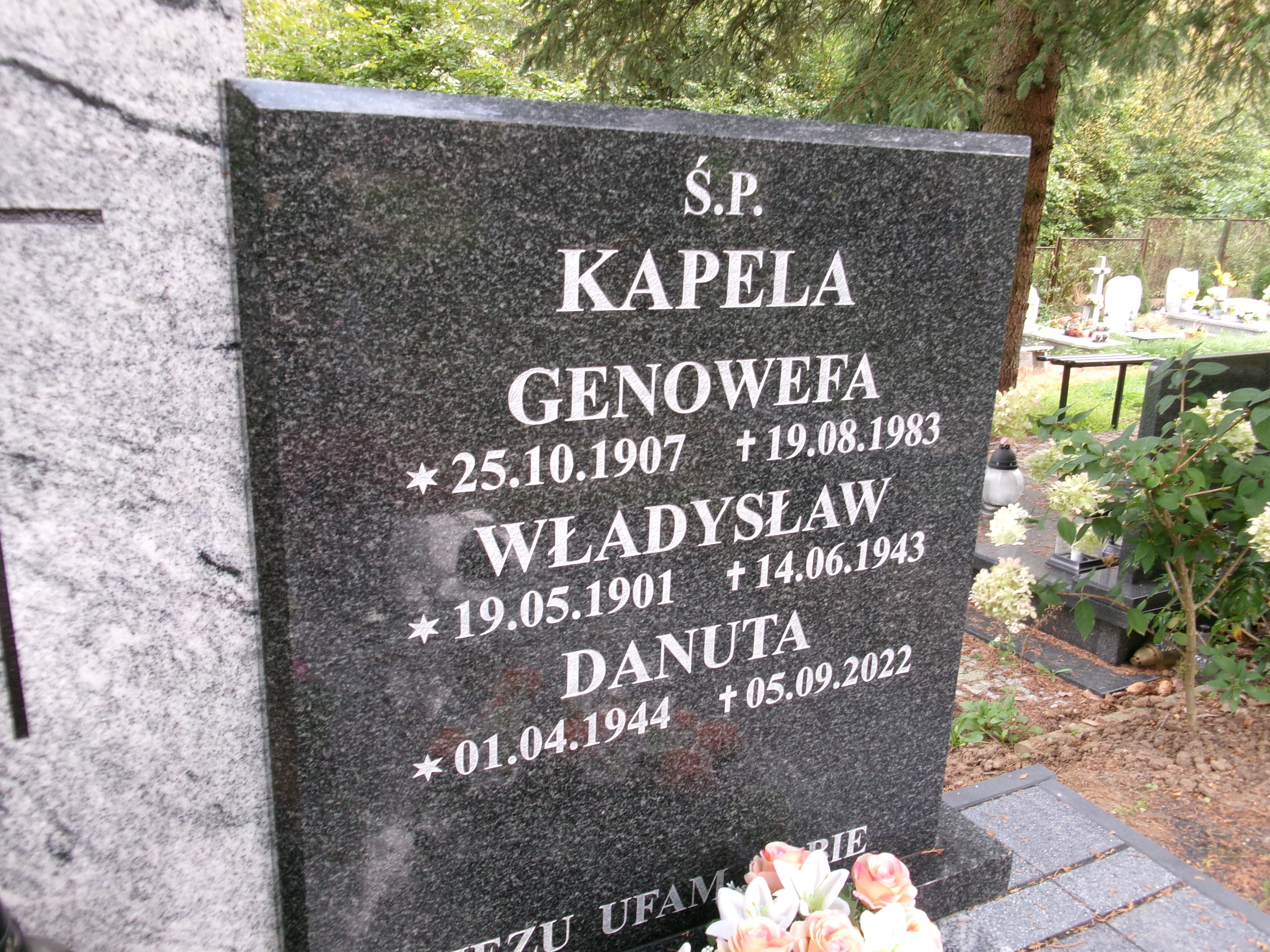 Danuta Kapela 1944 Elbląg - Grobonet - Wyszukiwarka osób pochowanych