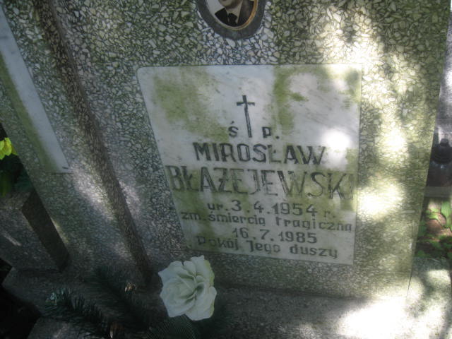 Mirosław Błażejewski 1954 Elbląg - Grobonet - Wyszukiwarka osób pochowanych