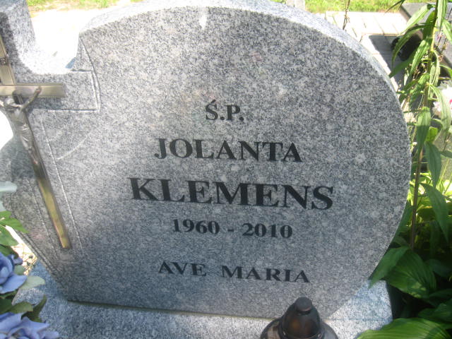 Jolanta Klemens 1960 Elbląg - Grobonet - Wyszukiwarka osób pochowanych