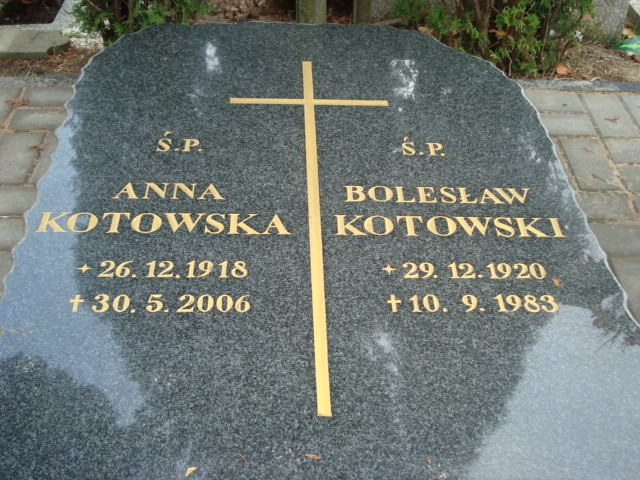 Anna Kotowska 1918 Elbląg - Grobonet - Wyszukiwarka osób pochowanych