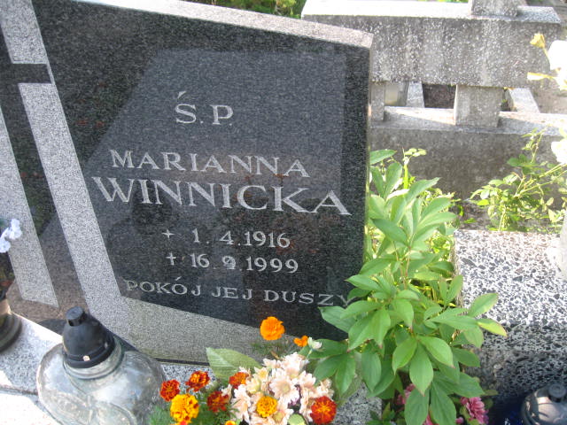 Marianna Winnicka 1916 Elbląg - Grobonet - Wyszukiwarka osób pochowanych